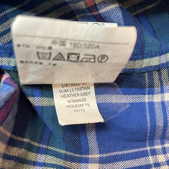 MENS BUTTON DOWN OLD NAVY 100 COTTON PLAID FALL 90s PREPPY WESTERN VIBES SIZE XL - Picture 8 of 9